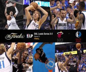 yapboz NBA Finalleri 2011, Oyunu 5, Miami Heat 103 - Dallas Mavericks 112